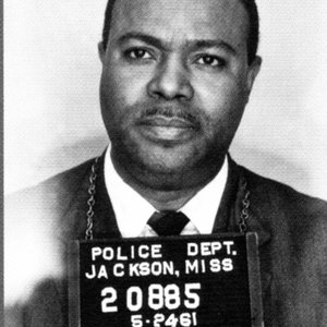 1961 arrest photo of CORE founder James Farmer as Freedom Rider 