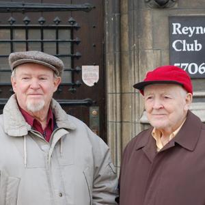 photo of CORE founders George Houser and James Robinson (New York CORE member)