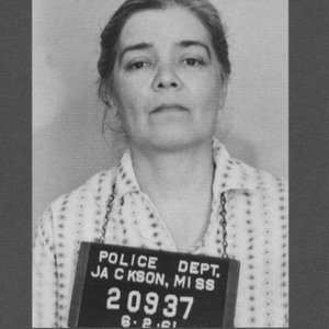 1961 arrest photo for New York CORE member Elizabeth Wyckoff as Freedom Rider