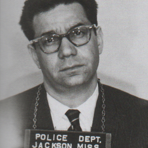 1961 arrest photo for New York CORE&#039;s attorney Mark Lane as Freedom Rider