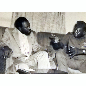 photo of Roy Innis with General Idi Amin