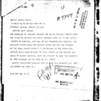 letter from New York CORE chairman Gladys Harrington to President John F. Kennedy